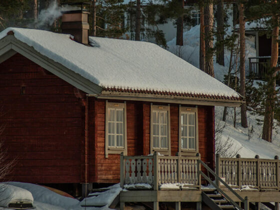 Finnish Sauna in Winter time