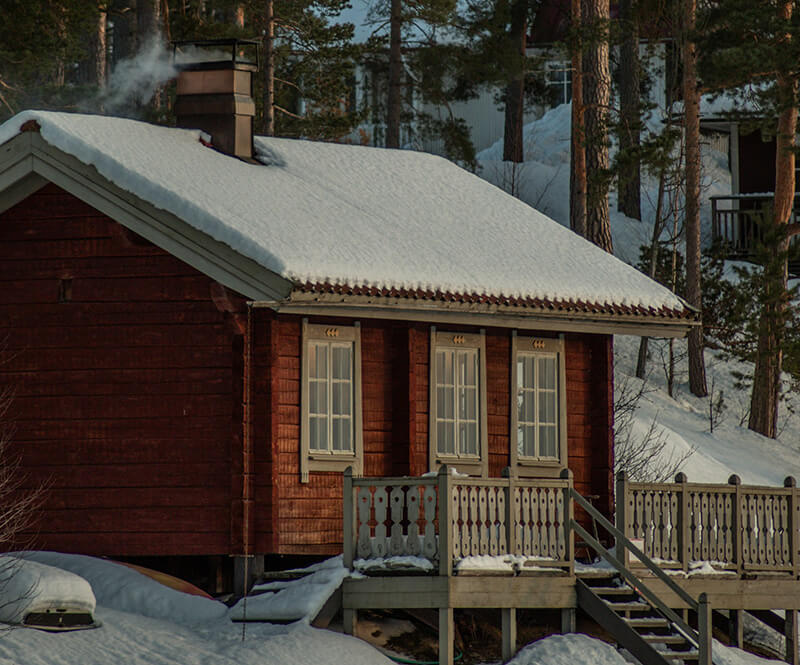 Finnish Sauna in Winter time